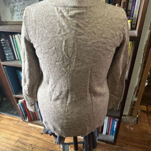 Anthropologie grandpa camel tan XS preppy pullover sweater - Picture 2 of 3